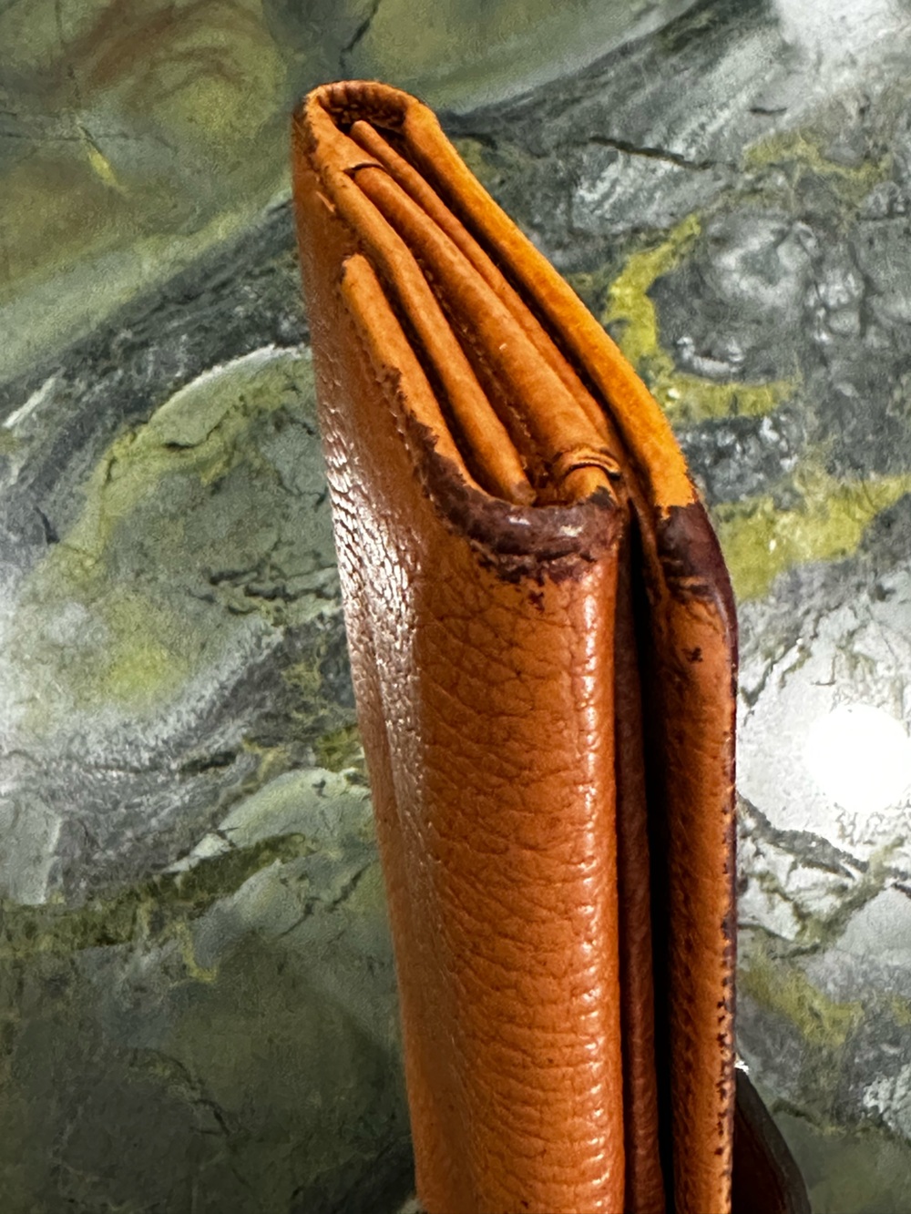 Gucci Signoria Continental Pebbled Leather Wallet Tan Silver-tone Logo Plaque - Picture 11 of 16